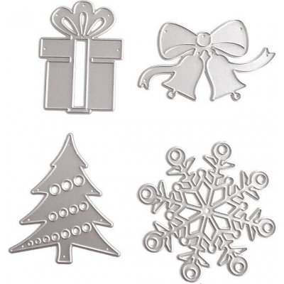 DP Craft vyřezávací šablona Vánoční 4 ks – Zboží Dáma