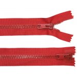 KOH-I-NOOR Kostěný zip no.5 rozepínací dvoucestný 60cm červený – Hledejceny.cz