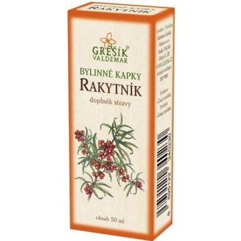 Grešík rakytník bylinné kapky 50 ml