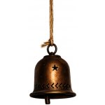 Guangxi Huidi Crafts Co., Ltd. Zvonek závěs kov pr.9,5cm bronz – Hledejceny.cz