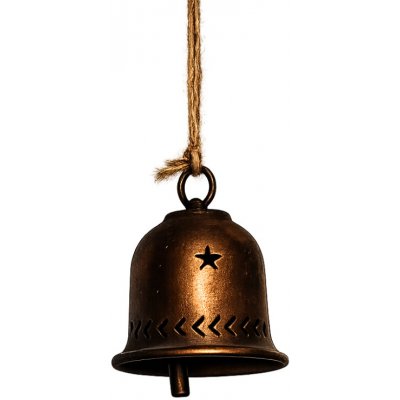 Guangxi Huidi Crafts Co., Ltd. Zvonek závěs kov pr.9,5cm bronz – Hledejceny.cz