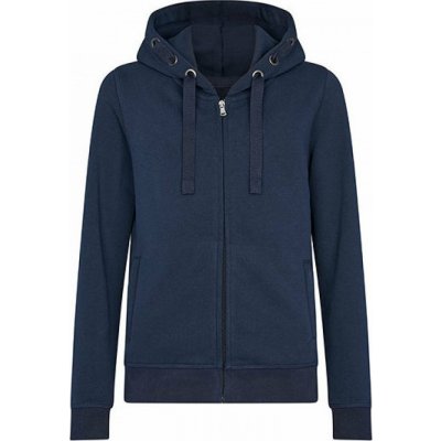 HRM dětská mikina se zipem a kovovými očky na kapuci modrá námořní – Zboží Dáma
