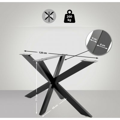 Design Shop Biloxi 318110 černá – Zboží Dáma