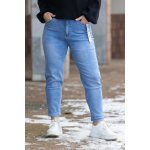 Mom fit džíny ROLLS Světle modrá – Zbozi.Blesk.cz