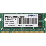 Patriot Signature Line SODIMM DDR2 2GB 800MHz CL6 PSD22G8002S – Zbozi.Blesk.cz