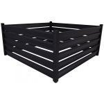 Trestles Kompostér KOMP2 2100x2100x1000 mm 4200 l černý – Zboží Mobilmania