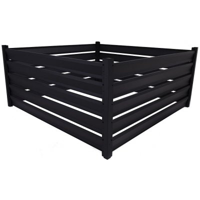 Trestles Kompostér KOMP2 2100x2100x1000 mm 4200 l černý – Zboží Mobilmania