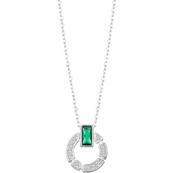 Preciosa Slušivý stříbrný náhrdelník s kubickou zirkonií 5390 66
