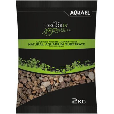 Aquael Natural Multicolored Gravel 5-10 mm 2 kg – Hledejceny.cz