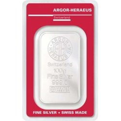 Argor-Heraeus SA stříbrný slitek 100 g