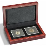 LEUCHTTURM QUADRUM Etue VOLTERRA na mince v bublinkách mahagonové Počet kapes 2 – Zboží Dáma