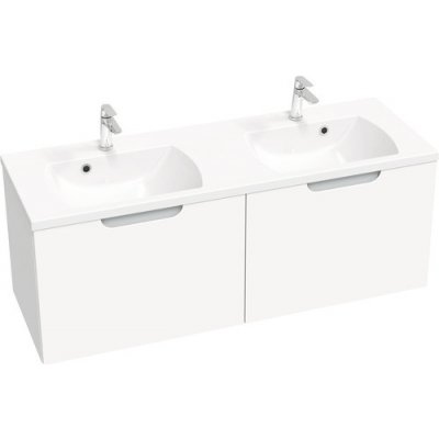 Koupelnová skříňka pod umyvadlo RAVAK Classic II bílá 130 x 47 x 45 cm X000001483 – Zboží Mobilmania