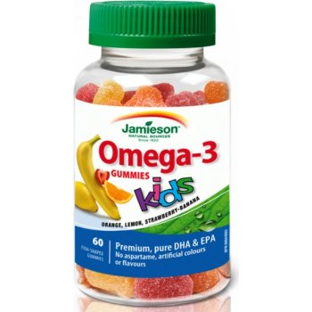 Jamieson Omega-3 Kids Gummies želatinové pastilky 60 ks
