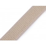 Suchý zip plyš šíře 20 mm elastický, střední, 3 béžová světlá – Hledejceny.cz