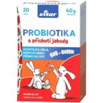 Vitar Probiotika Bob a Bobek jahoda 20 x 2 g – Hledejceny.cz
