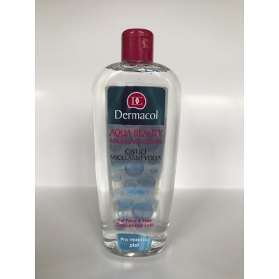 Dermacol Aqua Beauty čistící micelární voda 400 ml