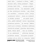 PAPERO AMO ♥ Samolepky - AHOJ PODZIME / Fráze bílé – Hledejceny.cz