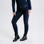FOUGANZA Dámské zimní jezdecké kalhoty 900 full grip námořnicky modré – Sleviste.cz