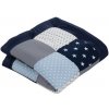 Dětská deka Ullenboom deka a vložka do ohrádky modrá světle modrá šedá
