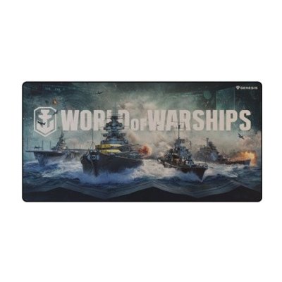 Herní podložka pod myš Genesis CARBON 500 WORLD of WARSHIPS ARMADA, MAXI 90x45cm, NPG-1737 – Zboží Mobilmania