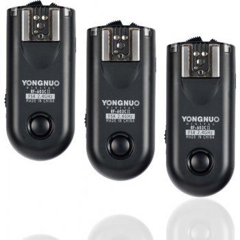 Yongnuo RF-603 II sada pro dva blesky Canon