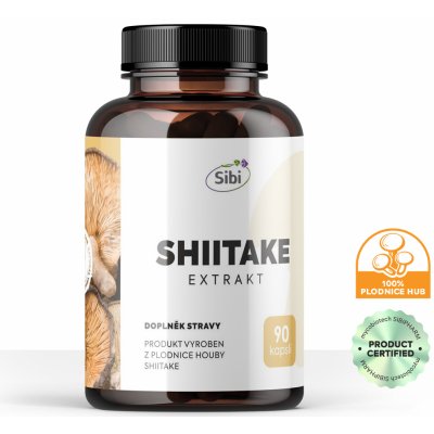 Sibi Shiitake extrakt 500 mg 90 kapslí – Hledejceny.cz