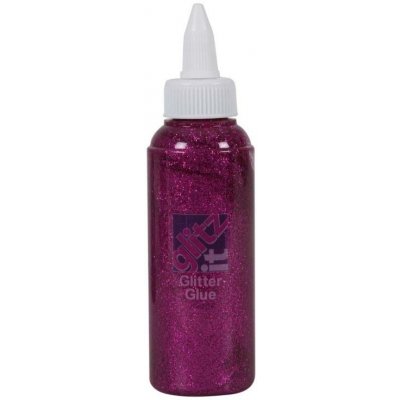 West Desing Třpytivé lepidlo 120ml fuchsiové – Zboží Dáma