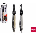 DELI Kružítko kovové v krabičce ORBIT stříbrné – Sleviste.cz