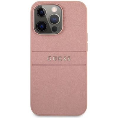 Pouzdro Guess PU Leather Saffiano Samsung Galaxy S21 FE 5G, růžové – Zboží Mobilmania