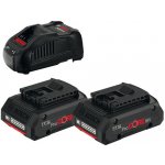 Startovací sada Bosch 18V, nabíječ GAL 1880CV + 2x GBA 18V ProCORE, 4,0Ah Bosch profi1600A016GF – Zboží Živě