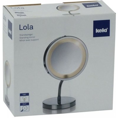 Kela KL-21496 kosmetické zrcátko s osvětlením Lola