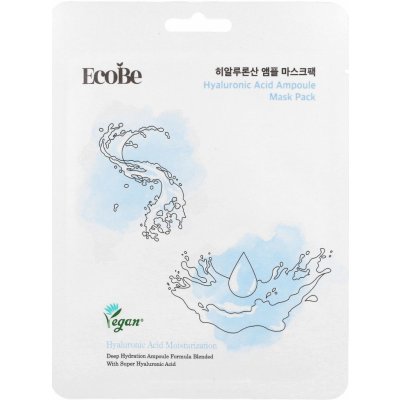 Ecobe maska Hyaluronic Acid Ampoule 25 ml – Sleviste.cz