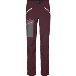 Ortovox CEVEDALE pants vínová dámské kalhoty