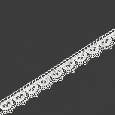 Krajka bíla - 74054 šíře 30 mm , metráž – Zboží Mobilmania