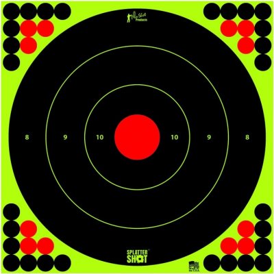 Nalepovací terče Pro-Shot Splatter Shot® 17.25" Green Bullseye Target, 5 ks – Zboží Dáma