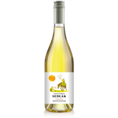 Vinařství Sedlák Müller Thurgau Muškát moravský Frizzante jakostní jemně perlivé 2025 11% 0,75 l (holá láhev) – Zboží Dáma