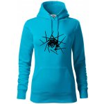 Cyclo výplet mikina dámská Cape s kapucí Světlý tyrkys – Hledejceny.cz