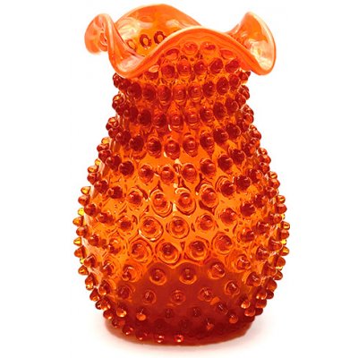 Váza 21cm - Hobnail - Ananas - oranžová – Hledejceny.cz