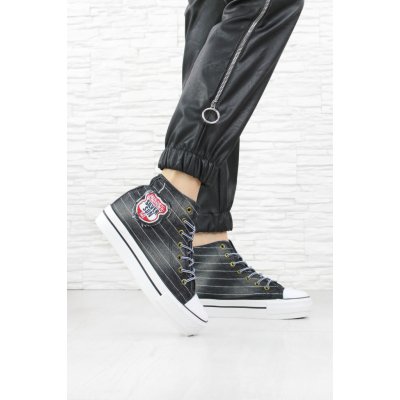 Giolan plátěné kotníkové tenisky JN-09-1B – Zboží Dáma