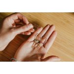 Kancelářská sponka - Srdce barva sponky: rosegold – Hledejceny.cz