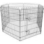 Flamingo Ohrádka pro štěňata Jax černá 160 x 100 cm – Hledejceny.cz