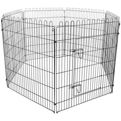 Flamingo Ohrádka pro štěňata Jax černá 160 x 100 cm – Hledejceny.cz