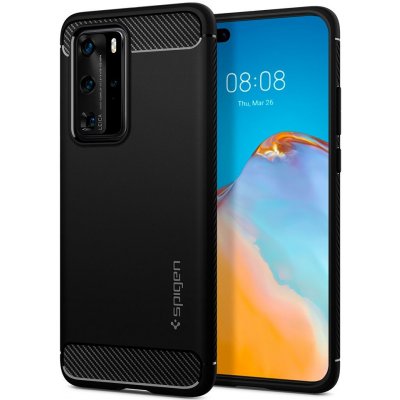 Pouzdro Spigen Rugged Armor Huawei P40 Pro Černé – Zboží Mobilmania