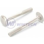 WINTECH Šroub vratový M6 x 55/55 DIN 603 A2 Balení: 200 ks SHAAA06055BO1 – Zboží Mobilmania