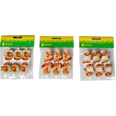 Kolíček dřevěný sada 6 ks s ovečkou, výška 4,5 cm 380804 3M – Zboží Dáma