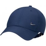 Nike Dri-Fit Club Unstructured Metal Swoosh Cap midnight navy/metallic silver – Zboží Dáma