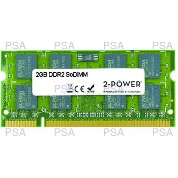 2-Power SODIMM DDR2 2GB 800MHz CL6 MEM4302A