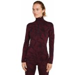 ICEBREAKER Dámské merino tričko s dlouhým rukávem Wmns 260 Vertex LS Half Z Frozen Forms Black – Sleviste.cz