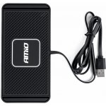 Amio Bezdrátová Qi nabíječka do auta 3.0 15W s USB, 158x78 mm | Zboží Auto