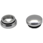 ARROWMAX 14 MM Aluminum End Cap Silver 2 – Zboží Mobilmania